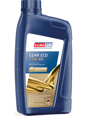 EUROLUB GEAR ECO 75W-80 Getriebeöl 1l Flasche