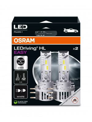 Osram LEDriving® HL Easy H15 PGJ23t-1 12V 16,5W/3,8W 6500K Doppelpack