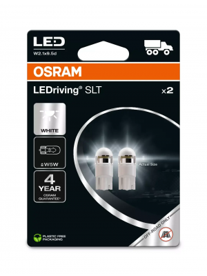 Osram LEDriving® SLT W5W W2.1x9.5d 24V 1W 6000K ohne ECE Doppelpack