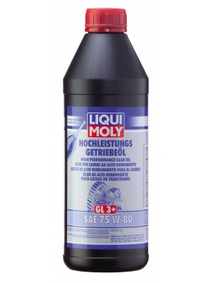 Liqui Moly Hochleistungs Getriebeöl GL3+ SAE 75W-80 1l