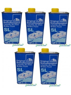 ATE Original Bremsflüssigkeit SL DOT 4 5x 1l = 5 Liter