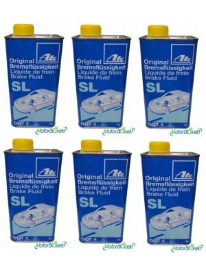 ATE Original Bremsflüssigkeit SL DOT 4 6x 1l = 6 Liter