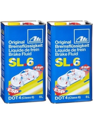 ATE Original Bremsflüssigkeit SL.6 DOT 4 - 2x 5 = 10 Liter