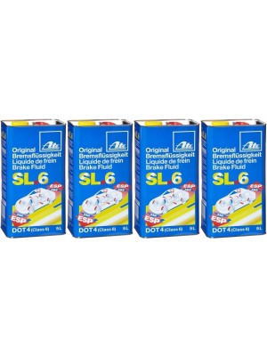 ATE Original Bremsflüssigkeit SL.6 DOT 4 - 4x 5 = 20 Liter