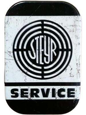 STEYR - Service - Blechdose gefüllt mit Pfefferminz