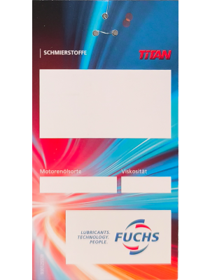 Fuchs Ölzettel Anhänger 1Stk.