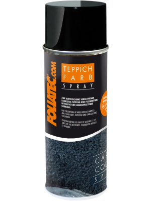 Foliatec Teppich Farbspray, schwarz, 400ml