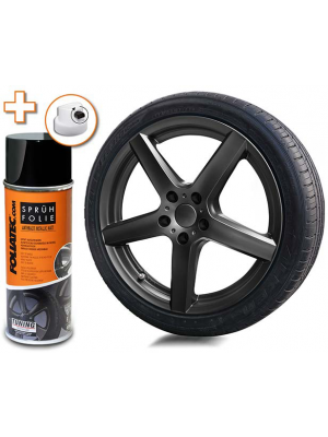 Foliatec Sprühfolie Felgenfolie, anthrazit metallic matt, 400 ml