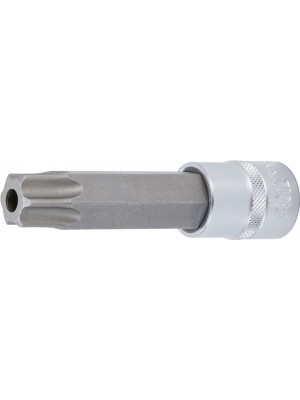 BGS 5103-TB90 Bit-Einsatz | Länge 110 mm | Antrieb Innenvierkant 12,5 mm (1/2"") | T-Profil (für Torx) mit Bohrung T90