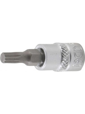 BGS 5105-M5 Bit-Einsatz | Antrieb Innenvierkant 6,3 mm (1/4"") | Innenvielzahn (für XZN) M5