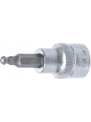 BGS 5111 Bit-Einsatz | Antrieb Innenvierkant 10 mm (3/8"") | Innensechskant mit Kugelkopf 4 mm