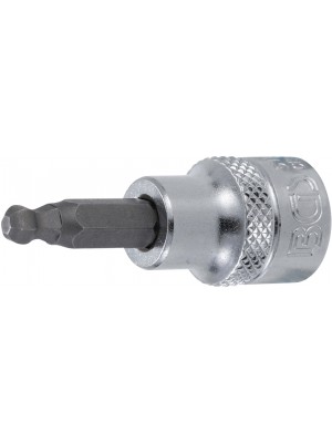 BGS 5112 Bit-Einsatz | Antrieb Innenvierkant 10 mm (3/8"") | Innensechskant mit Kugelkopf 5 mm
