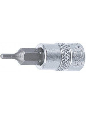 BGS 5153 Bit-Einsatz | Antrieb Innenvierkant 6,3 mm (1/4"") | Innensechskant 2 mm