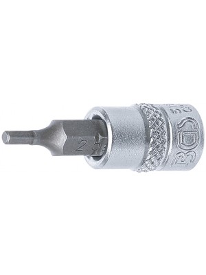 BGS 5154 Bit-Einsatz | Antrieb Innenvierkant 6,3 mm (1/4"") | Innensechskant 2,5 mm