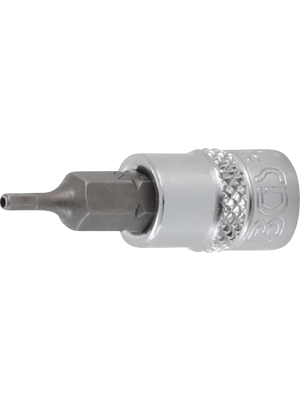 BGS 5156-2 Bit-Einsatz | Antrieb Innenvierkant 6,3 mm (1/4"") | Innensechskant mit Bohrung 2 mm