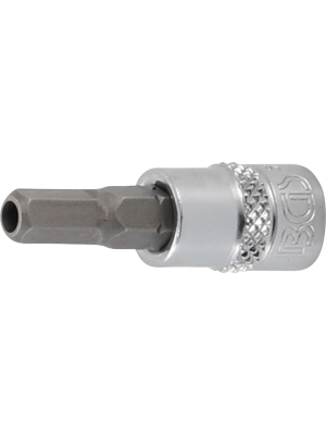 BGS 5156-5 Bit-Einsatz | Antrieb Innenvierkant 6,3 mm (1/4"") | Innensechskant mit Bohrung 5 mm