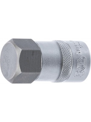 BGS 5184-H26 Bit-Einsatz | Antrieb Innenvierkant 12,5 mm (1/2"") | Innensechskant 26 mm