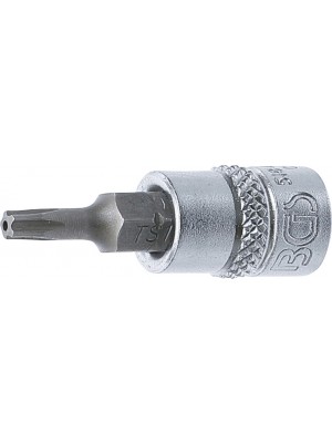 BGS 5184-TS15 Bit-Einsatz | Antrieb Innenvierkant 6,3 mm (1/4"") | TS-Profil (für Torx Plus) mit Bohrung TS15
