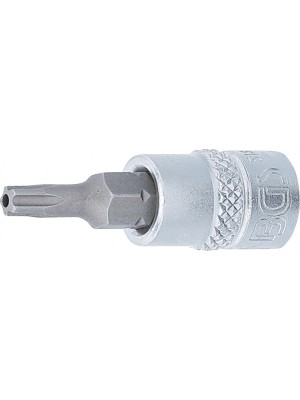 BGS 5184-TS20 Bit-Einsatz | Antrieb Innenvierkant 6,3 mm (1/4"") | TS-Profil (für Torx Plus) mit Bohrung TS20