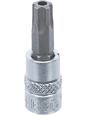 BGS 5184-TS40 Bit-Einsatz | Antrieb Innenvierkant 6,3 mm (1/4"") | TS-Profil (für Torx Plus) mit Bohrung TS40