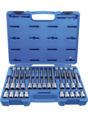BGS 5190 Bit-Einsatz-Satz | Antrieb Innenvierkant 12,5 mm (1/2"") | TP-Profil (für Torx Plus) TP20 - TP70 | 32-tlg.