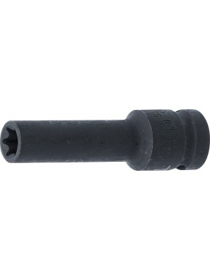 BGS 5204-12 Kraft-Steckschlüssel-Einsatz E-Profil, tief | Antrieb Innenvierkant 12,5 mm (1/2"") | SW E12