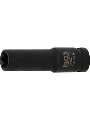 BGS 5204-16 Kraft-Steckschlüssel-Einsatz E-Profil, tief | Antrieb Innenvierkant 12,5 mm (1/2"") | SW E16