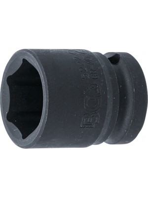 BGS 5222 Kraft-Steckschlüssel-Einsatz Sechskant | Antrieb Innenvierkant 12,5 mm (1/2"") | SW 22 mm