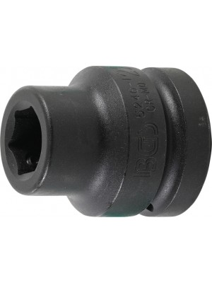 BGS 5246-1 Bit-Adapter | für Art. 5246 | Innenvierkant 25 mm (1"") - Innensechskant 22 mm