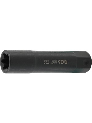 BGS 5246-E22 Steckschlüssel-Einsatz E-Profil, extra lang | Antrieb Außensechskant 22 mm | SW E22