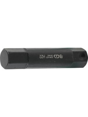 BGS 5246-H22 Bit | Länge 100 mm | Antrieb Außensechskant 22 mm | Innensechskant 22 mm