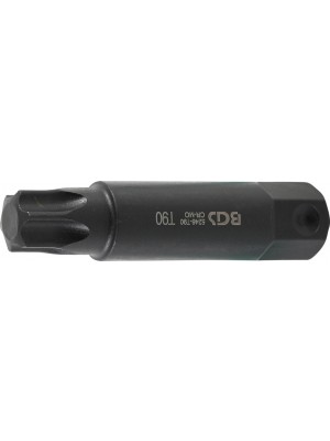 BGS 5246-T90 Bit | Länge 100 mm | Antrieb Außensechskant 22 mm | T-Profil (für Torx) T90
