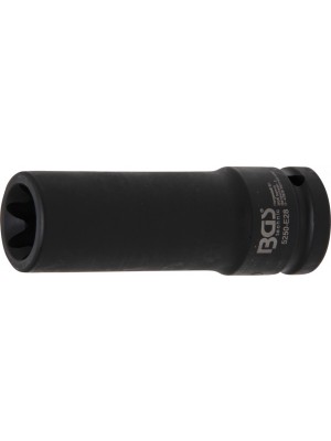 BGS 5250-E28 Kraft-Steckschlüssel-Einsatz E-Profil, tief | Antrieb Innenvierkant 20 mm (3/4"") | SW E28