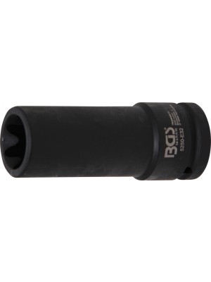 BGS 5250-E32 Kraft-Steckschlüssel-Einsatz E-Profil, tief | Antrieb Innenvierkant 20 mm (3/4"") | SW E32