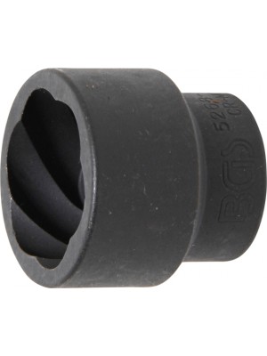 BGS 5268-36 Spiral-Profil-Steckschlüssel-Einsatz / Schraubenausdreher | Antrieb Innenvierkant 20 mm (3/4"") | SW 36 mm