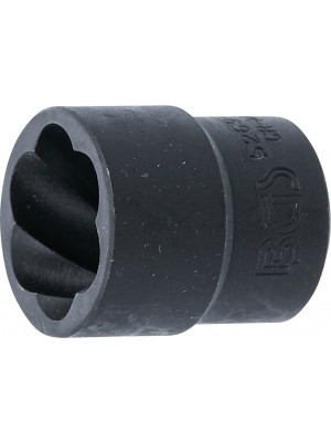 BGS 5269-21 Spiral-Profil-Steckschlüssel-Einsatz / Schraubenausdreher | Antrieb Innenvierkant 12,5 mm (1/2"") | SW 21 mm