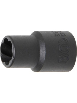 BGS 5270 Spiral-Profil-Steckschlüssel-Einsatz / Schraubenausdreher | Antrieb Innenvierkant 10 mm (3/8"") | SW 10 mm