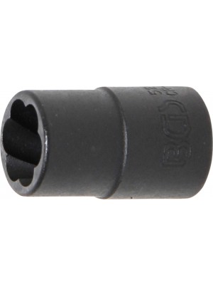 BGS 5272 Spiral-Profil-Steckschlüssel-Einsatz / Schraubenausdreher | Antrieb Innenvierkant 10 mm (3/8"") | SW 12 mm