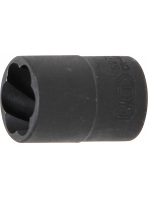 BGS 5276 Spiral-Profil-Steckschlüssel-Einsatz / Schraubenausdreher | Antrieb Innenvierkant 10 mm (3/8"") | SW 16 mm