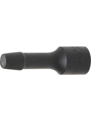 BGS Spiral-Profil-Steckschlüssel-Einsatz / Schraubenausdreher | Antrieb Innenvierkant 10 mm (3/8"") | 10 mm