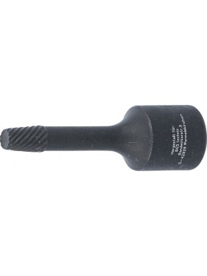 BGS 5281-6 Spiral-Profil-Steckschlüssel-Einsatz / Schraubenausdreher | Antrieb Innenvierkant 10 mm (3/8"") | 6 mm