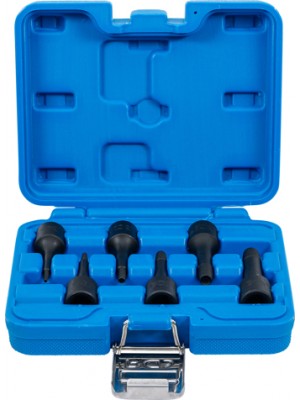 BGS 5281 Spiral-Profil-Steckschlüssel-Satz / Schraubenausdreher | Antrieb Innenvierkant 10 mm (3/8"") | 2 - 10 mm | 6-tlg.
