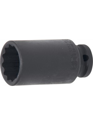 BGS 5352 Kraft-Steckschlüssel-Einsatz Zwölfkant | Antrieb Innenvierkant 12,5 mm (1/2"") | SW 28 mm