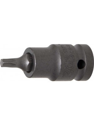 BGS 5371 Kraft-Bit-Einsatz | Länge 55 mm | Antrieb Innenvierkant 12,5 mm (1/2"") | T-Profil (für Torx) T30