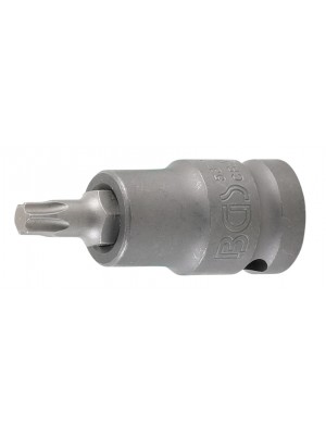 BGS 5372 Kraft-Bit-Einsatz | Länge 55 mm | Antrieb Innenvierkant 12,5 mm (1/2"") | T-Profil (für Torx) T40