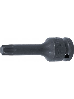 BGS 5480-T55 Kraft-Bit-Einsatz | Länge 75 mm | Antrieb Innenvierkant 12,5 mm (1/2"") | T-Profil (für Torx) T55