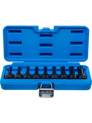 BGS 5480 Kraft-Bit-Einsatz-Satz | Antrieb Innenvierkant 12,5 mm (1/2"") | T-Profil (für Torx) T20 - T70 | 9-tlg.