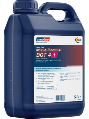 EUROLUB Bremsflüssigkeit DOT4+ 5l Kanister