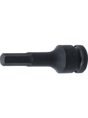 BGS 5481-M10 Kraft-Bit-Einsatz | Länge 75 mm | Antrieb Innenvierkant 12,5 mm (1/2"") | Innensechskant 10 mm