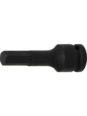 BGS 5481-M12 Kraft-Bit-Einsatz | Länge 75 mm | Antrieb Innenvierkant 12,5 mm (1/2"") | Innensechskant 12 mm
